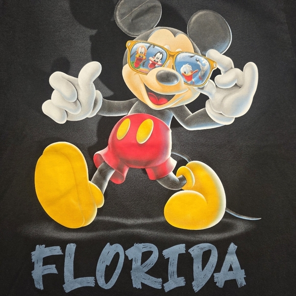 Disneyworld Mickey Mouse FLORIDA Graffic T-Shirt - Kid's Size S (6/7) - Picture 1 of 5